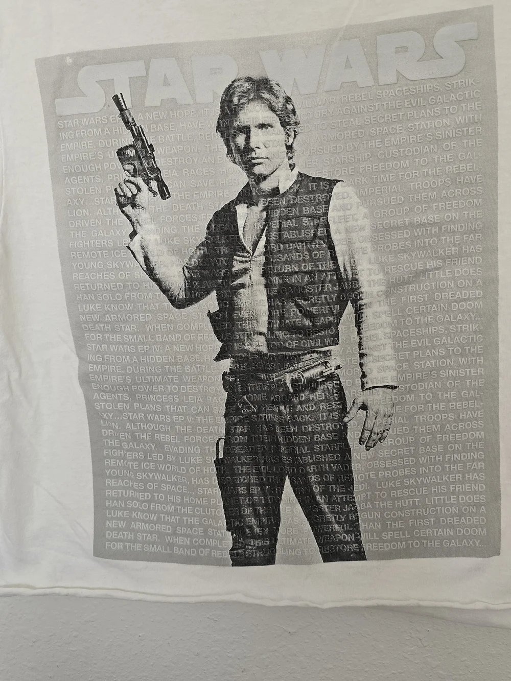 Star Wars Han Solo Graphic Tee - White